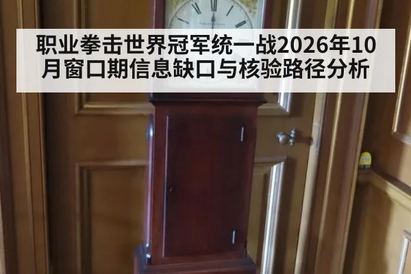 职业拳击世界冠军统一战2026年10月窗口期信息缺口与核验路径分析